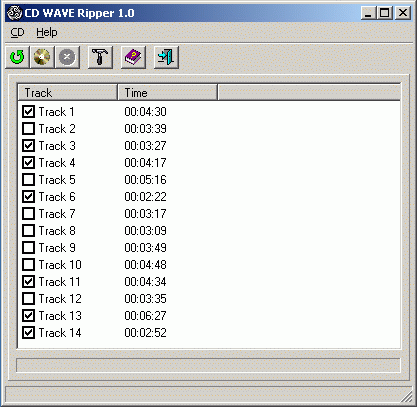 Audio CD Toolkit Screenshot